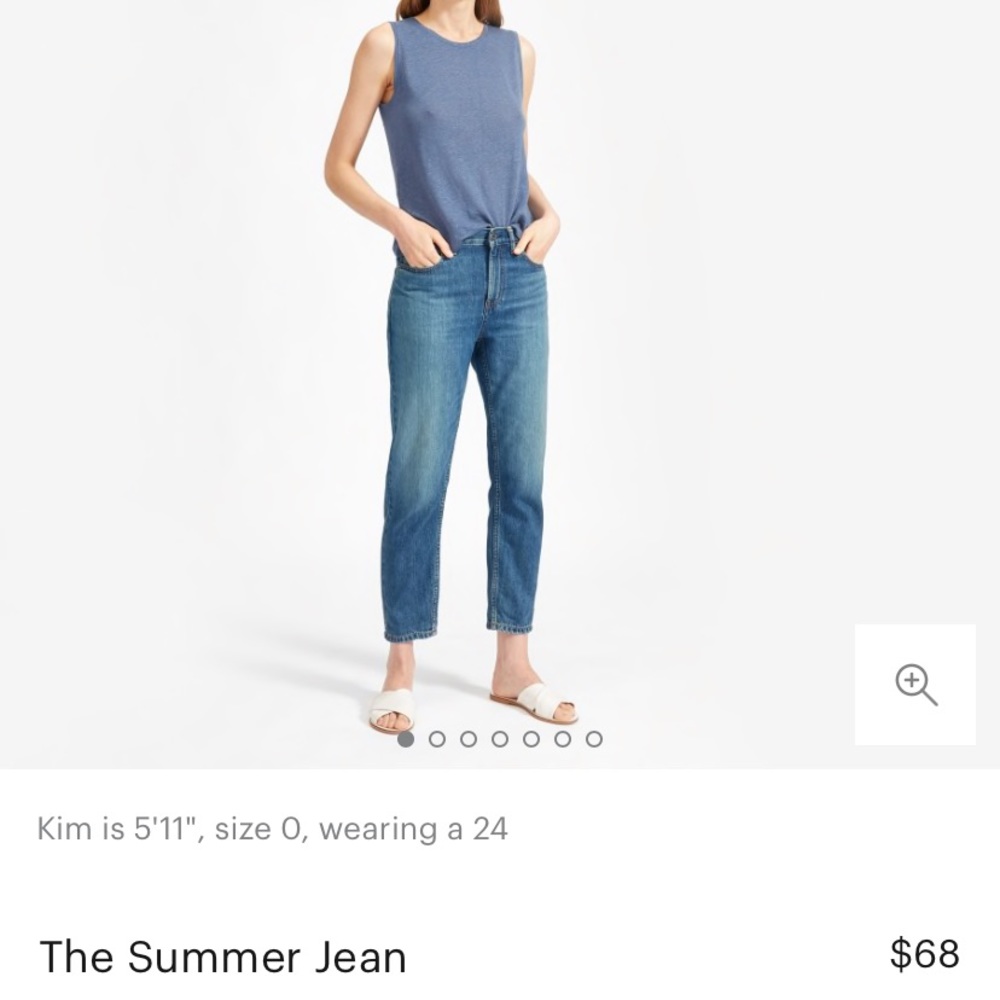Everlane Summer Jeans in Light Blue EUC